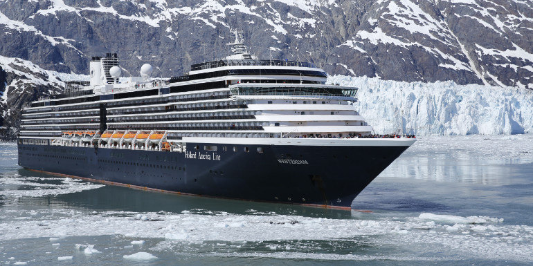 holland america westerdam alaska glacier mountains