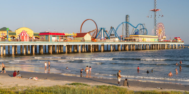 galveston texas pleasure pier departure ports