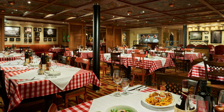 carnival horizon cucina del capitano food