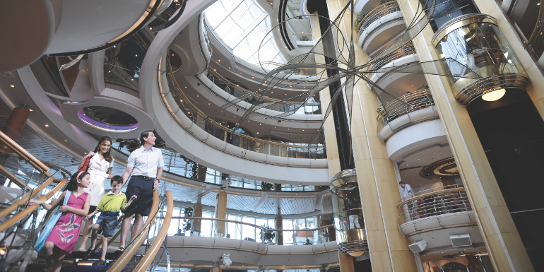 royal caribbean atrium ship tour waste of time
