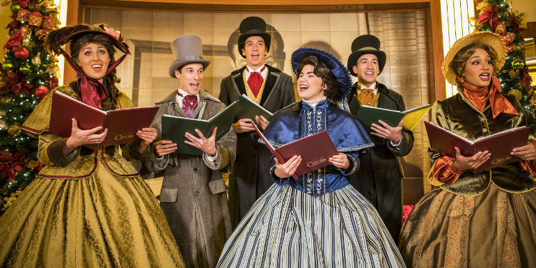 disney cruise christmas caroling holiday activity