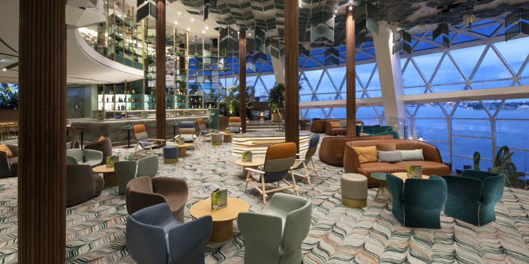celebrity edge eden bar cruise ship