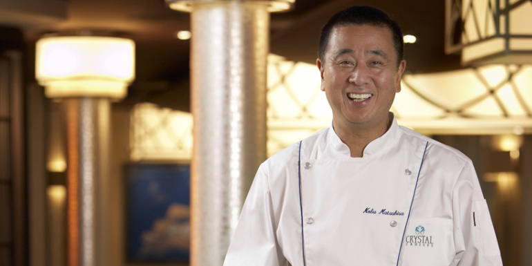 nobu matsuhisa crystal cruises dining restaurant