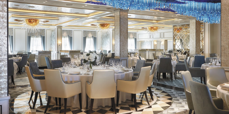 regent seven seas compass rose dining