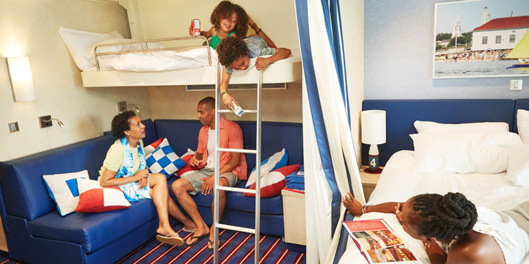 carnival family harbor stateroom