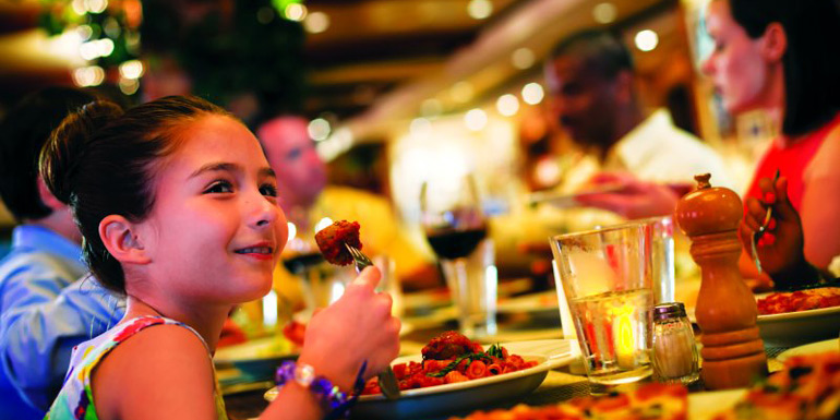 ncl dinner family cruise