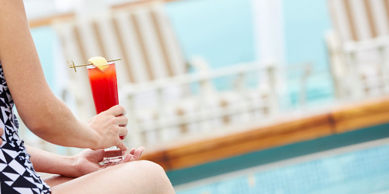 princess cruise drink for free pool