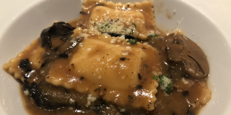 msc seaside dining room pasta dinner