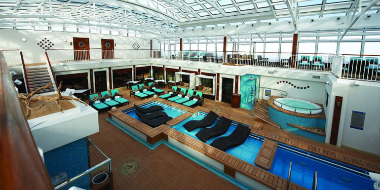 cruise vip norwegian haven courtyard pool
