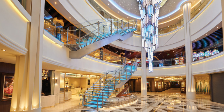norwegian bliss ocean place atrium review