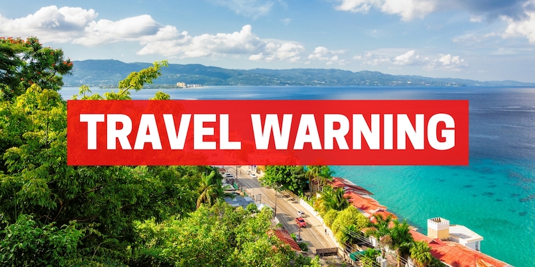 montego bay jamaica port travel warning
