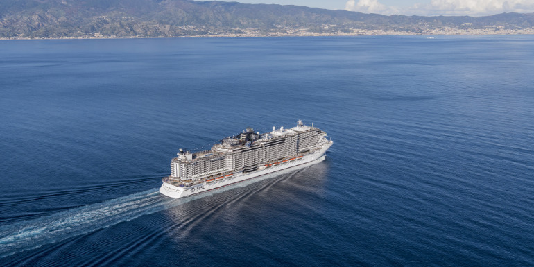 msc seaview genoa woman overboard crew member saved