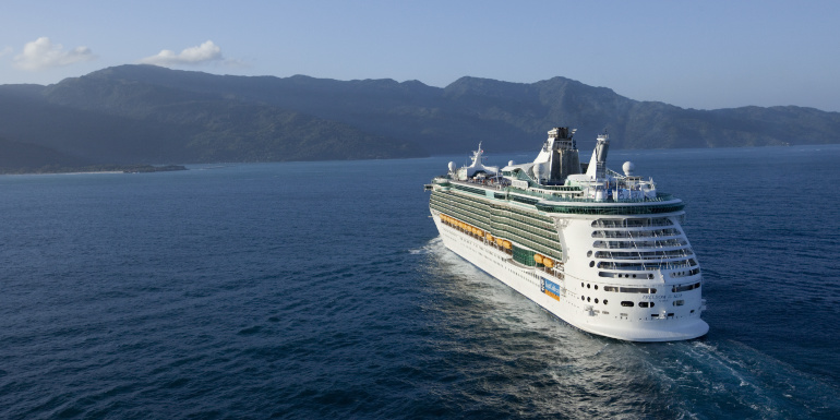 freedom of the seas aerial exterior royal caribbean